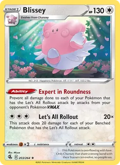 Blissey, Fusion Strike, no. 203