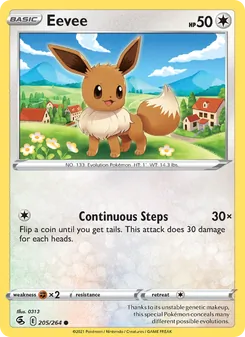 Eevee, Fusion Strike, no. 205