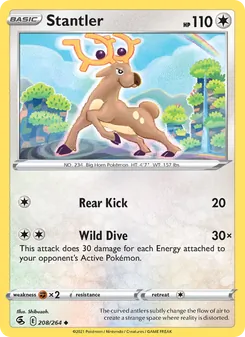 Stantler, Fusion Strike, no. 208