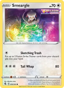 Smeargle, Fusion Strike, no. 209