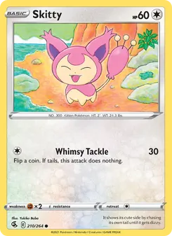 Skitty, Fusion Strike, no. 210