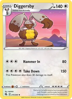 Diggersby, Fusion Strike, no. 215