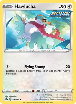Hawlucha, Fusion Strike, no. 216