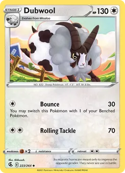 Dubwool, Fusion Strike, no. 223