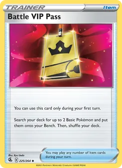 Battle VIP Pass, Fusion Strike, no. 225