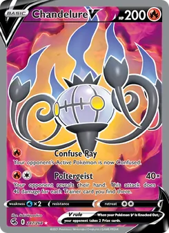 Chandelure V, Fusion Strike, no. 247
