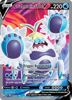 Crabominable V, Fusion Strike, no. 248