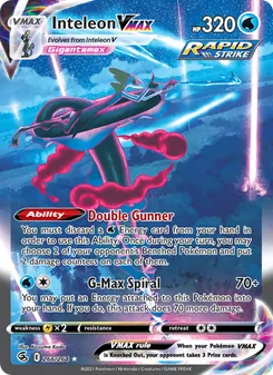 Inteleon VMAX, Fusion Strike, no. 266