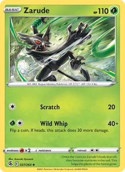 Zarude, Fusion Strike, no. 27