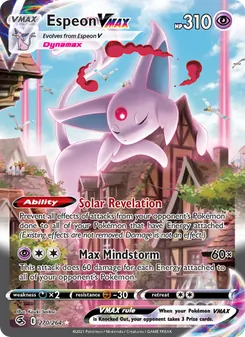 Espeon VMAX, Fusion Strike, no. 270