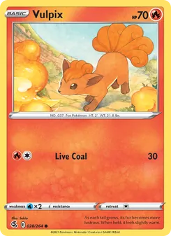 Vulpix, Fusion Strike, no. 28