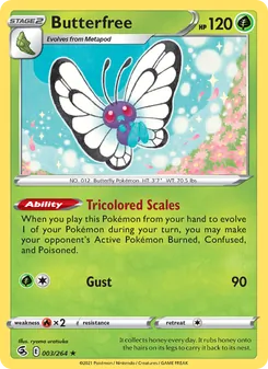 Butterfree, Fusion Strike, no. 3