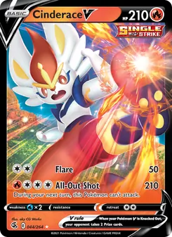 Cinderace V, Fusion Strike, no. 44
