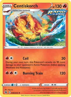 Centiskorch, Fusion Strike, no. 48