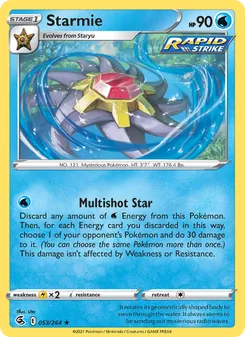 Starmie, Fusion Strike, no. 53