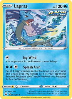 Lapras, Fusion Strike, no. 54