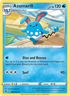 Azumarill, Fusion Strike, no. 59