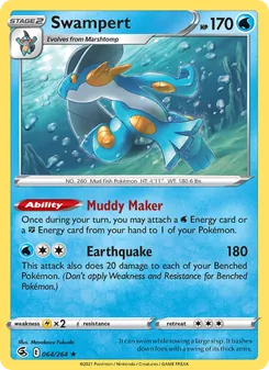 Swampert, Fusion Strike, no. 64
