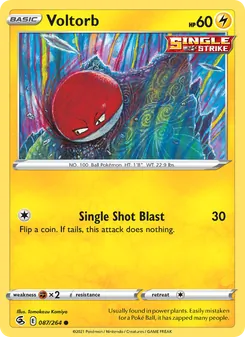 Voltorb, Fusion Strike, no. 87