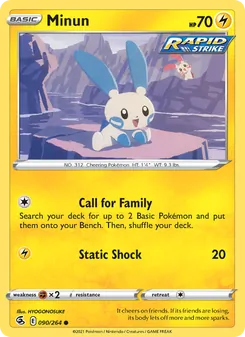 Minun, Fusion Strike, no. 90