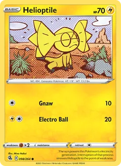 Helioptile, Fusion Strike, no. 98