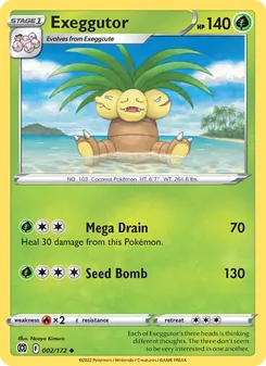 Exeggutor, Brilliant Stars, no. 002
