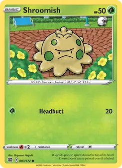 Shroomish, Brilliant Stars, no. 003