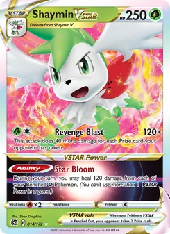 Shaymin VSTAR, Brilliant Stars, no. 014