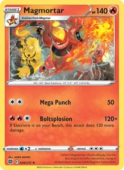 Magmortar, Brilliant Stars, no. 020