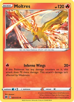Moltres, Brilliant Stars, no. 021
