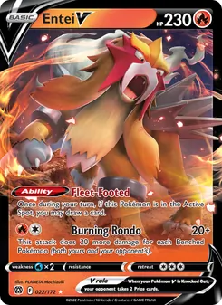 Entei V, Brilliant Stars, no. 022