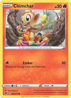 Chimchar, Brilliant Stars, no. 024