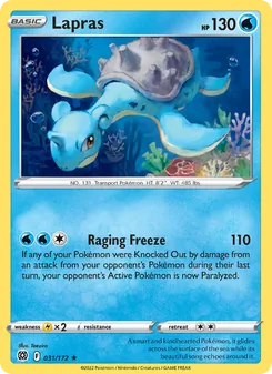 Lapras, Brilliant Stars, no. 031