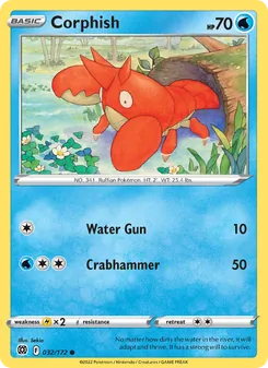 Corphish, Brilliant Stars, no. 032