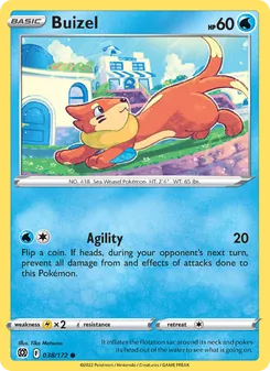 Buizel, Brilliant Stars, no. 038