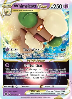 Whimsicott VSTAR, Brilliant Stars, no. 065