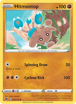 Hitmontop, Brilliant Stars, no. 072