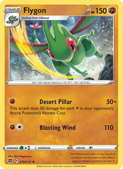 Flygon, Brilliant Stars, no. 076