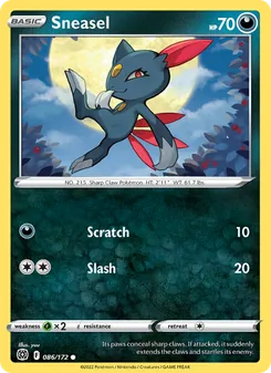 Sneasel, Brilliant Stars, no. 086