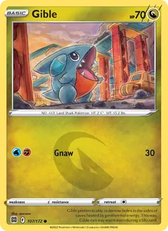 Gible, Brilliant Stars, no. 107