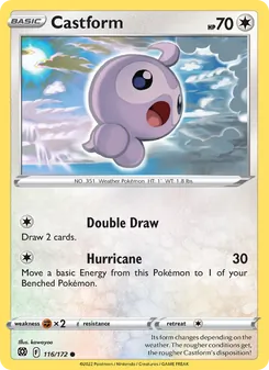 Castform, Brilliant Stars, no. 116