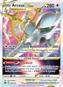 Arceus VSTAR, Brilliant Stars, no. 123