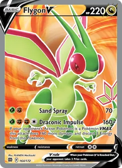 Flygon V, Brilliant Stars, no. 164