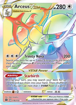 Arceus VSTAR, Brilliant Stars, no. 176