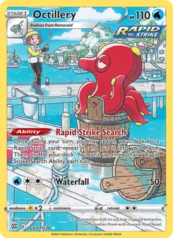 Octillery, Brilliant Stars Trainer Gallery, no. TG03