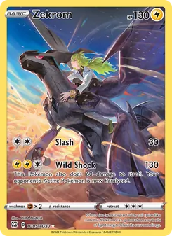 Zekrom, Brilliant Stars Trainer Gallery, no. TG05