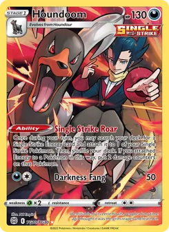 Houndoom, Brilliant Stars Trainer Gallery, no. TG10