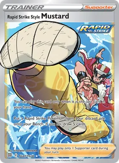 Rapid Strike Style Mustard, Brilliant Stars Trainer Gallery, no. TG27
