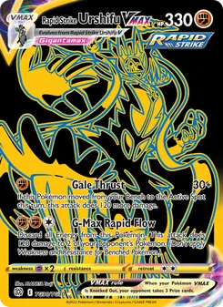 Rapid Strike Urshifu VMAX, Brilliant Stars Trainer Gallery, no. TG30