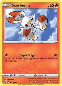Scorbunny, SWSH Black Star Promos, no. SWSH002